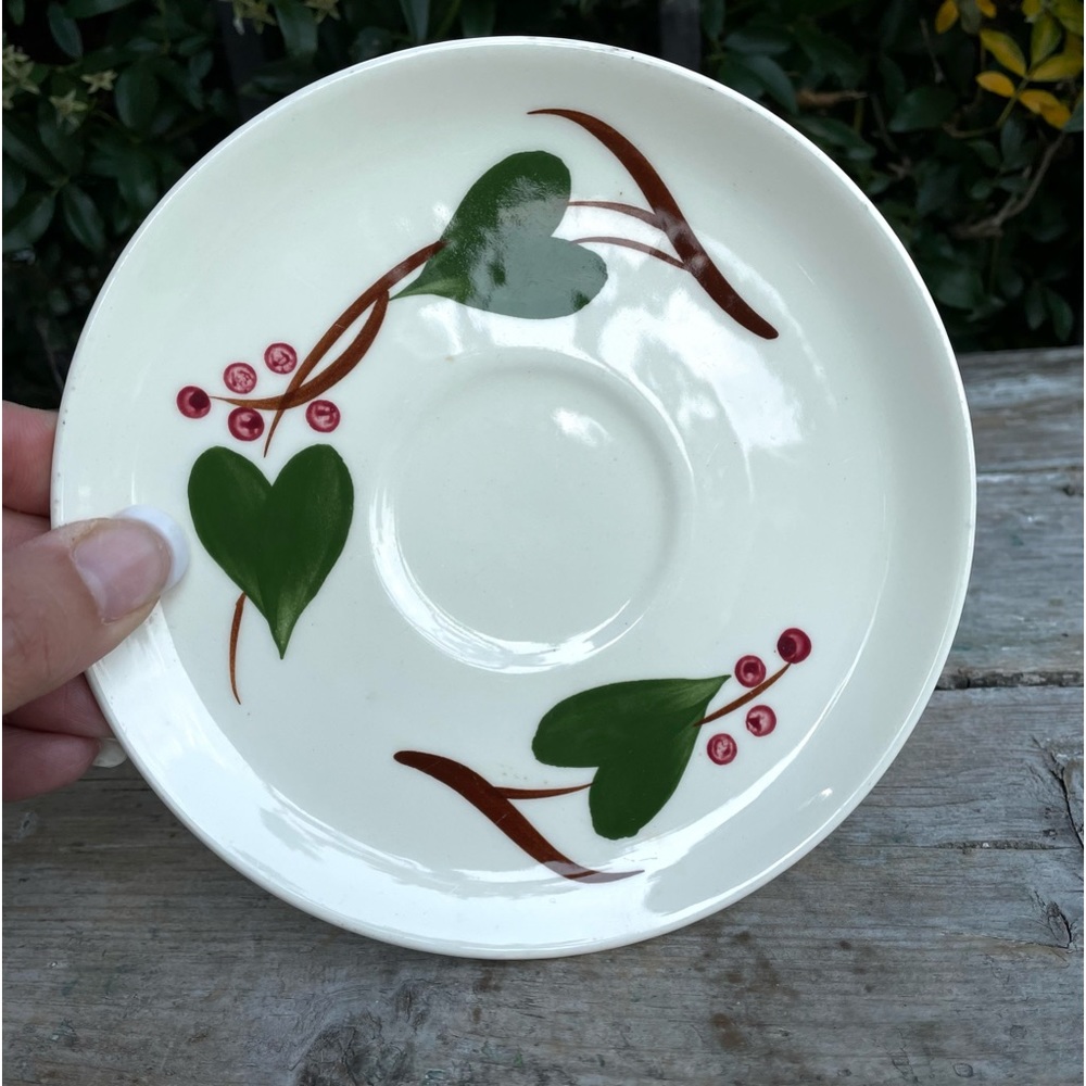 Blue Ridge Southern Pottery STANHOME IVY Saucer plate